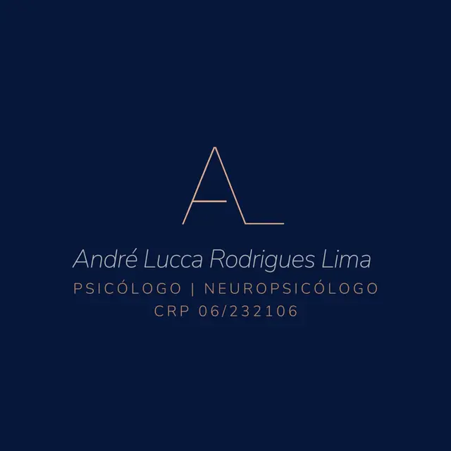 André Lucca Rodrigues Lima — Psicólogo e Neuropsicólogo